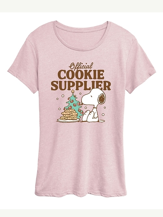 Image number 1 showing, Peanuts Official Cookie Supplier Short Sleeve Graphic Tee