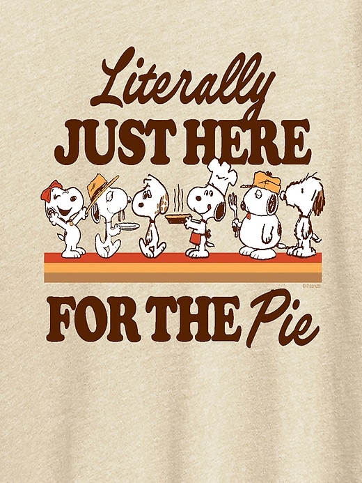 Image number 2 showing, Peanuts Here For The Pie Short Sleeve Graphic Tee