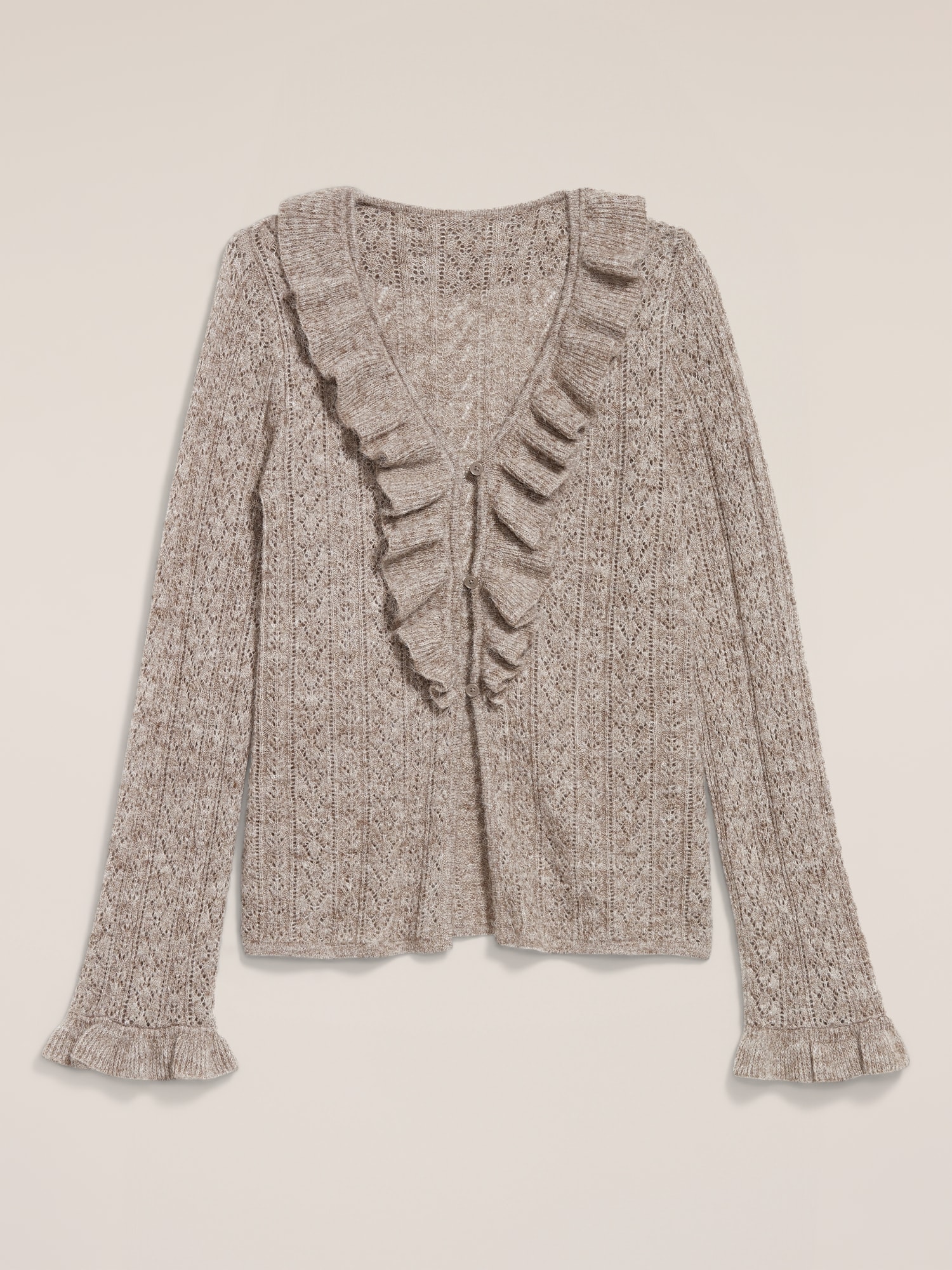 Old Navy x Anna Sui Ruffle Cardigan Sweater