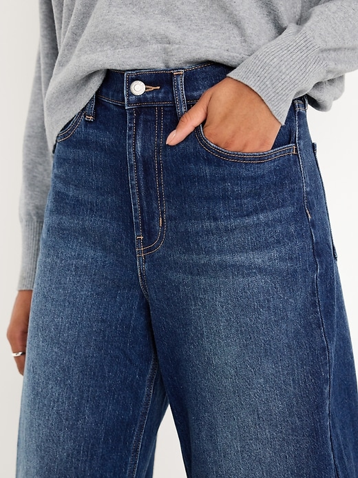Image number 5 showing, High-Waisted Wow Barrel Ankle Jeans