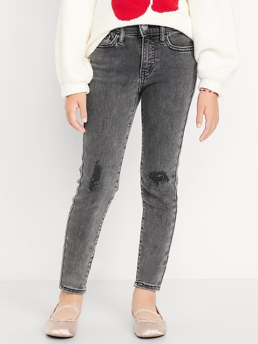 Image number 1 showing, High-Waisted Rockstar 360° Stretch Jeggings for Girls