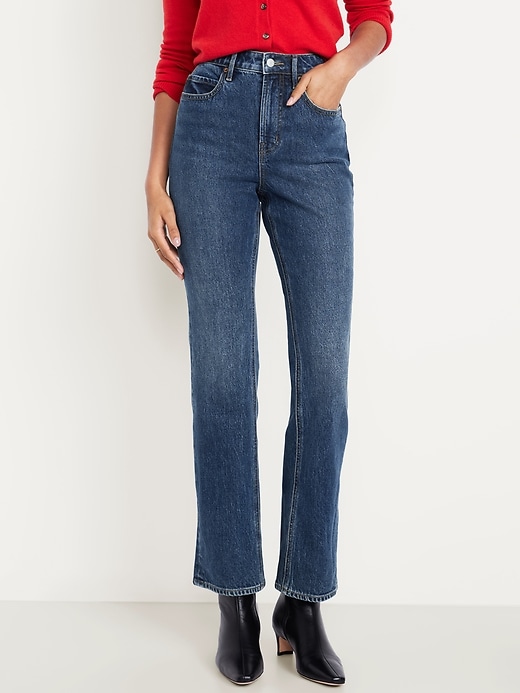 Image number 2 showing, Extra High-Waisted Boot-Cut Jeans