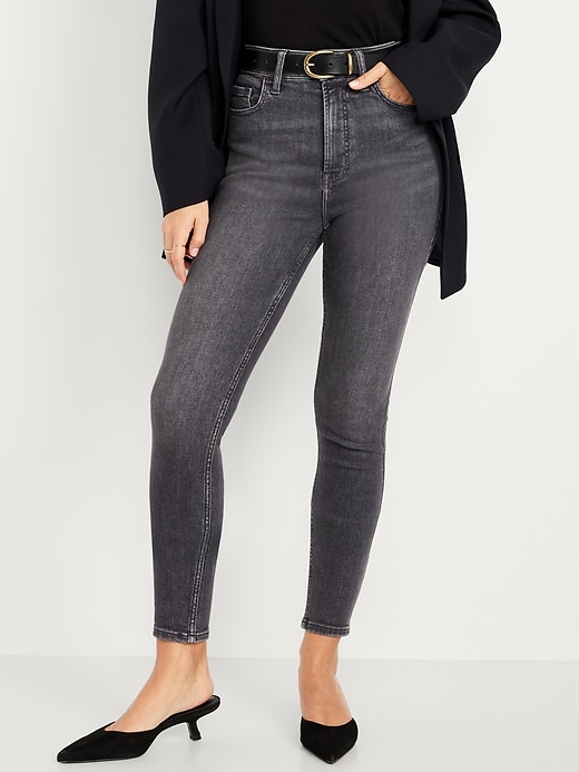 Image number 2 showing, Extra High-Waisted Rockstar 360° Stretch Super-Skinny Jeans