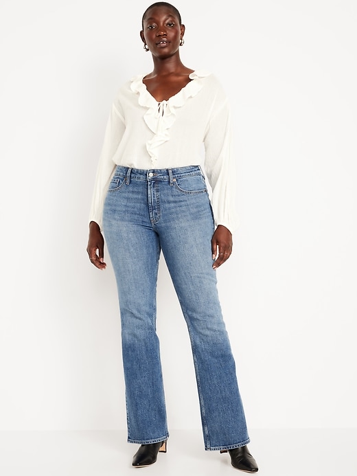 Image number 5 showing, Mid-Rise Slim Boot-Cut Jeans