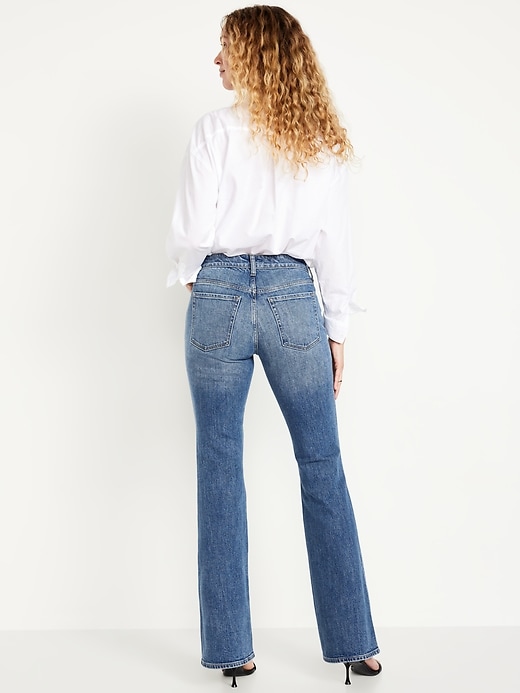 Image number 3 showing, Mid-Rise Slim Boot-Cut Jeans
