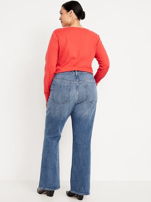 Image number 7 showing, Mid-Rise Slim Boot-Cut Jeans