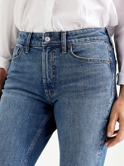Image number 4 showing, Mid-Rise Slim Boot-Cut Jeans