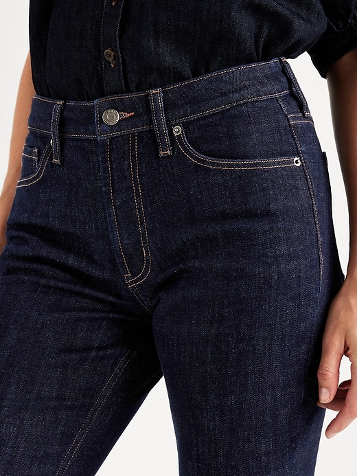Image number 4 showing, Mid-Rise Slim Boot-Cut Jeans