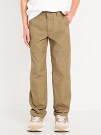 Image number 1 showing, Canvas Straight-Leg Utility Pants for Boys