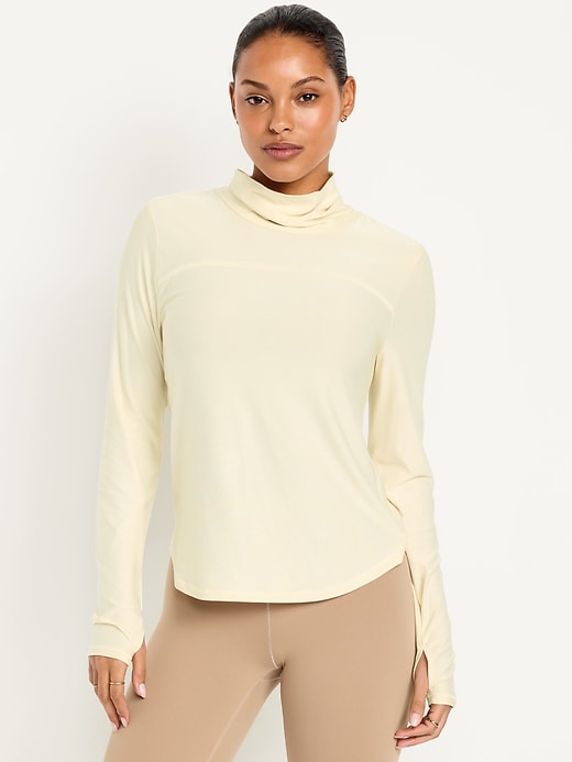 Image number 1 showing, CloudMotion Funnel Neck Top