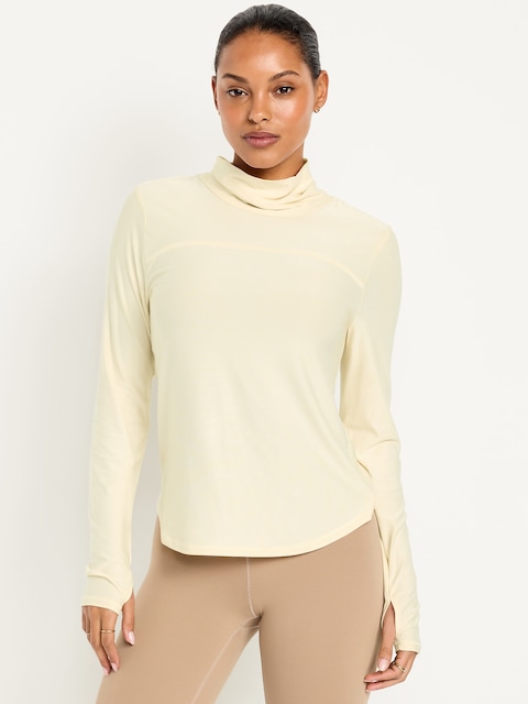 CloudMotion Funnel Neck Top