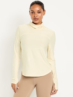 CloudMotion Funnel Neck Top