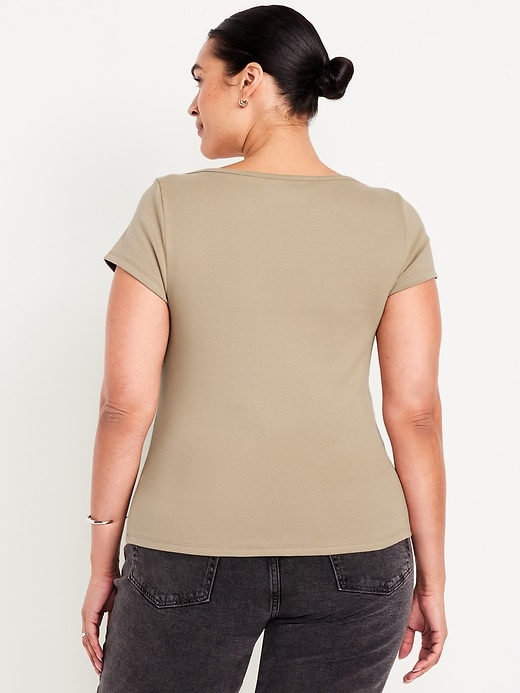 Image number 8 showing, Snug Boatneck T-Shirt