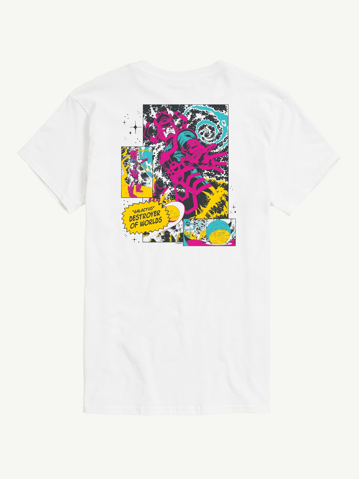 Мужская футболка Old Navy Marvel Fantastic Four Galactus Short Sleeve Graphic, цвет: Белый — фото 3