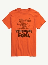 Image number 1 showing, Peanuts Personal Fowl Short Sleeve Graphic Tee