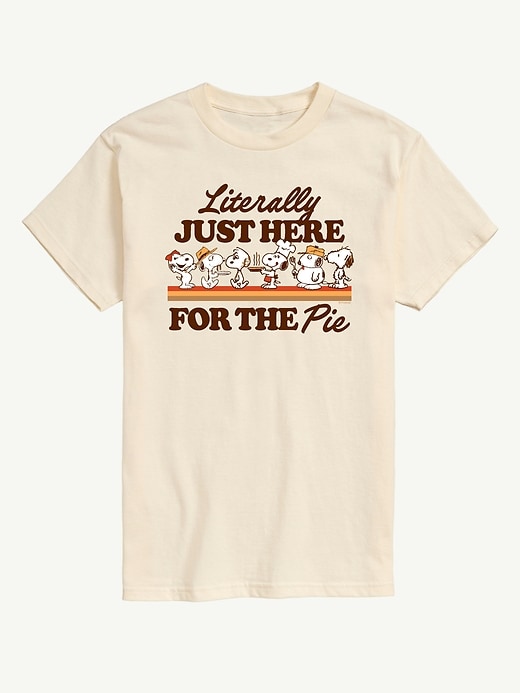 Image number 1 showing, Peanuts Here For The Pie Short Sleeve Graphic Tee