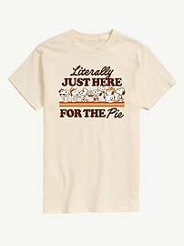 Image number 1 showing, Peanuts Here For The Pie Short Sleeve Graphic Tee