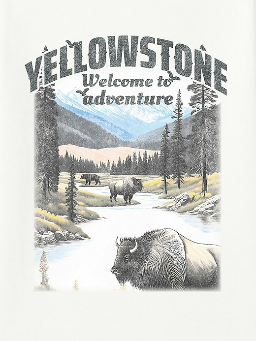 Image number 2 showing, Yellowstone National Park Classic Graphic T-Shirt for Men