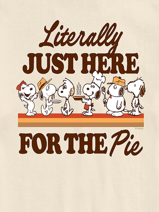 Image number 2 showing, Peanuts Here For The Pie Short Sleeve Graphic Tee