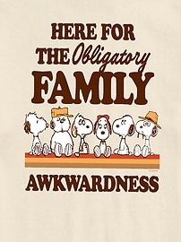 Image number 2 showing, Peanuts Here For The Family Short Sleeve Graphic Tee