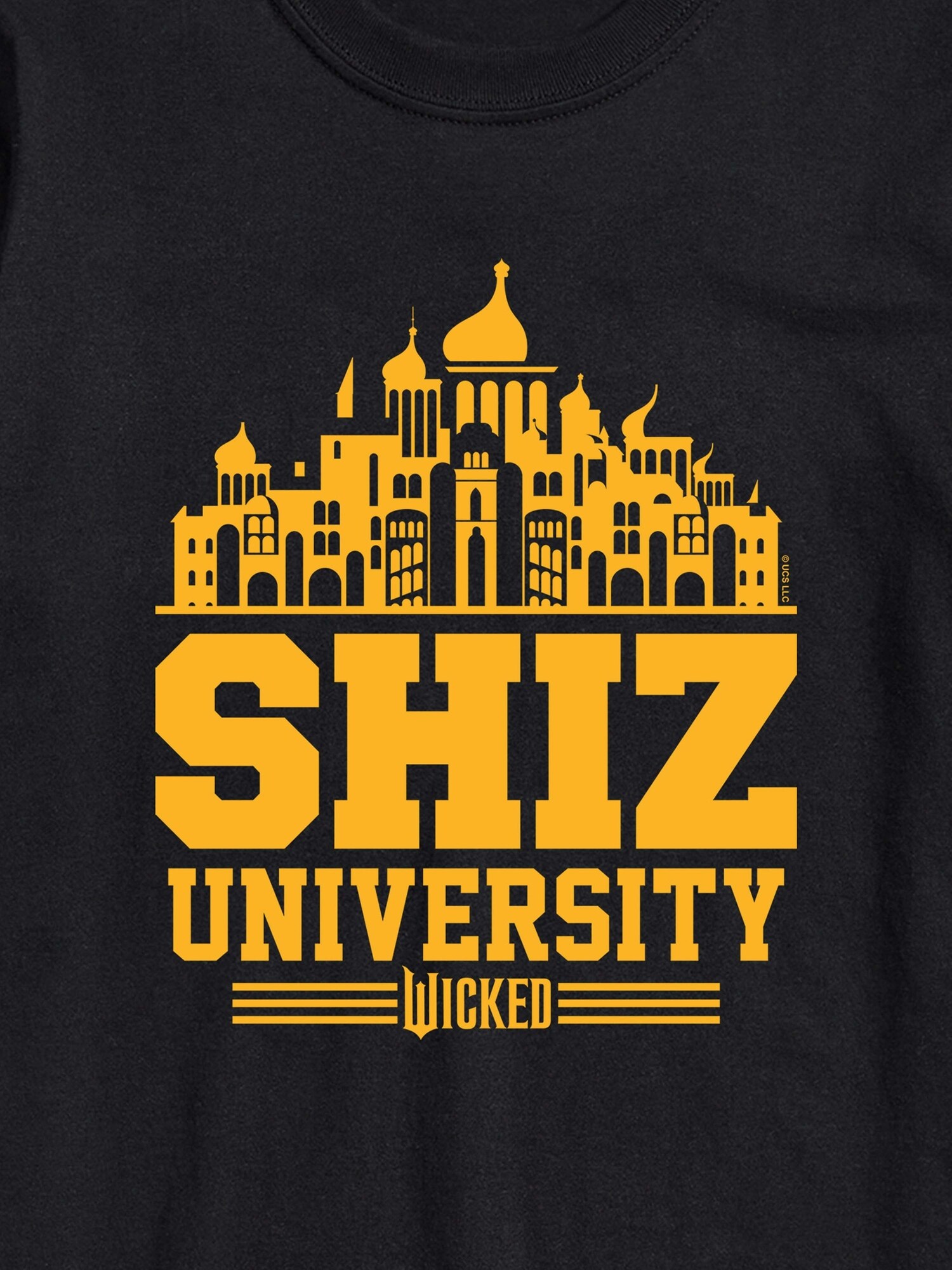 Мужская футболка Old Navy Wicked Shiz University Short Sleeve Graphic, цвет: Чёрный — фото 2