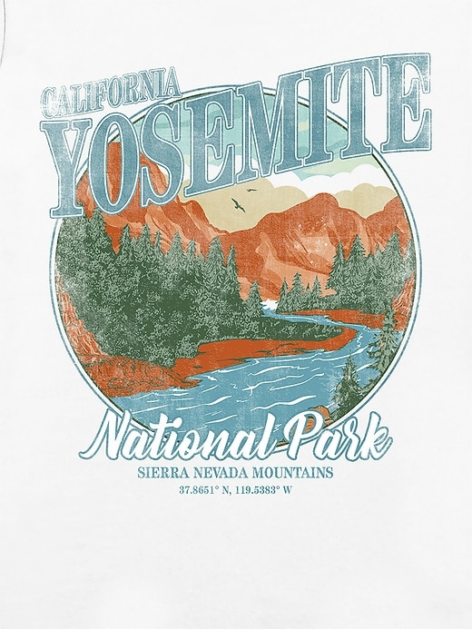 Image number 2 showing, Yosemite National Park Vintage Graphic T-Shirt for Women