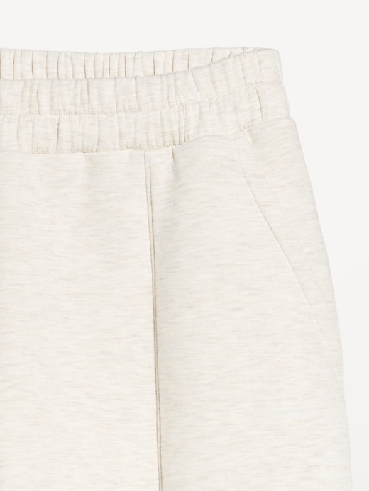 Image number 3 showing, High-Waisted Bounce Fleece Wide-Leg Sweatpants