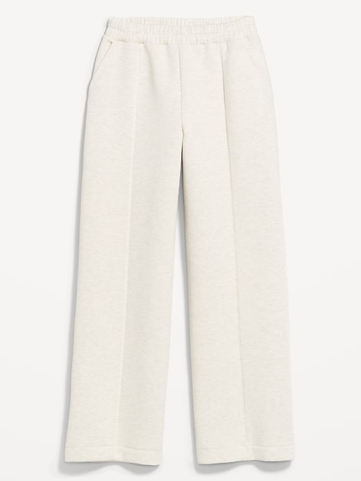Image number 9 showing, High-Waisted Bounce Fleece Wide-Leg Sweatpants