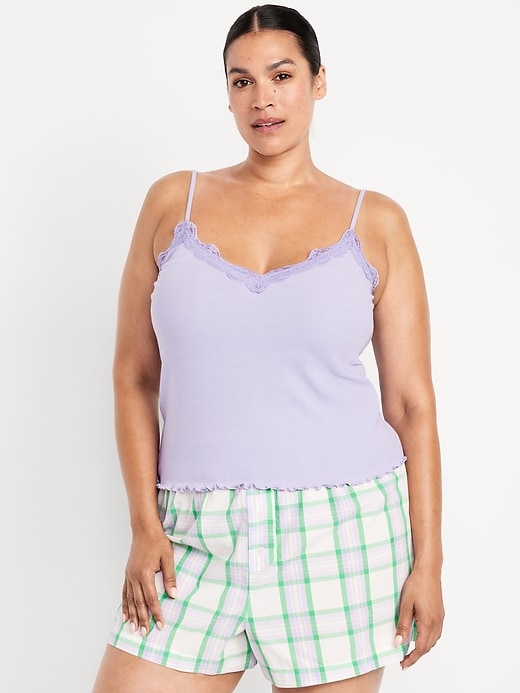 Image number 6 showing, Lace-Trim Cami Tank Top