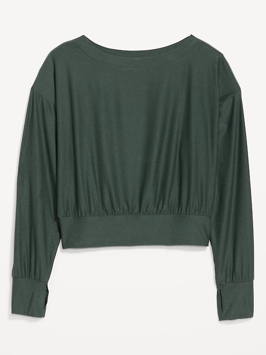 Image number 2 showing, CloudMotion Boat-Neck Top