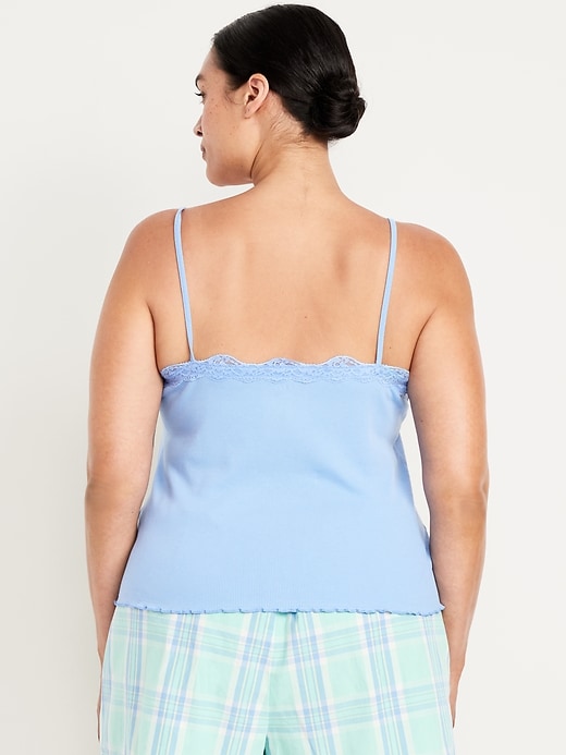 Image number 7 showing, Lace-Trim Cami Tank Top