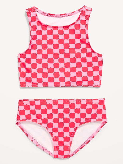 Image number 1 showing, Printed Tankini Swim Set for Girls