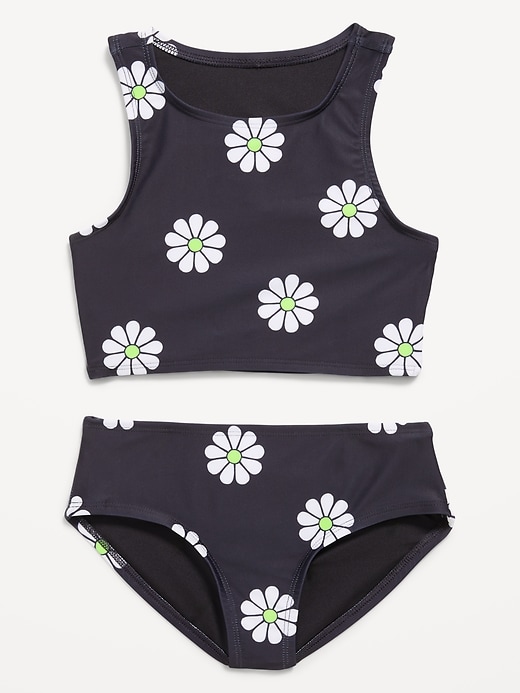 Image number 1 showing, Printed Tankini Swim Set for Girls
