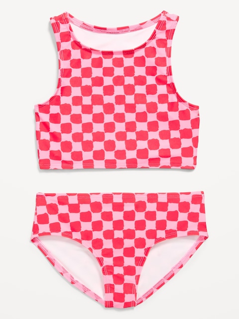 Printed Tankini Swim Set for Girls