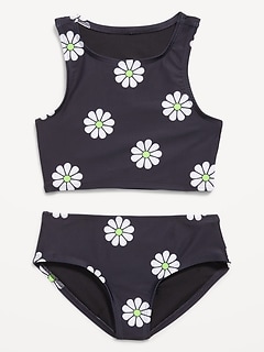 Printed Tankini Swim Set for Girls