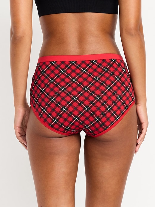 Image number 2 showing, High-Waisted Everyday Brief Cotton Underwear