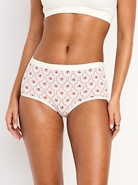 Image number 1 showing, High-Waisted Everyday Brief Cotton Underwear