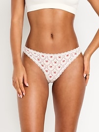 Image number 1 showing, Mid-Rise Everday Cotton Thong