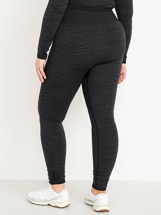Image number 8 showing, High-Waisted Jacquard Leggings