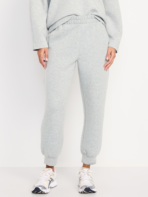 High-Waisted Bounce Fleece Jogger Sweatpants