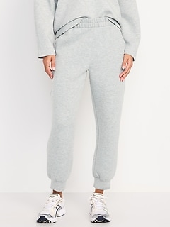 High-Waisted Bounce Fleece Jogger Sweatpants