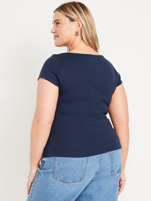 Image number 8 showing, Snug Boatneck T-Shirt