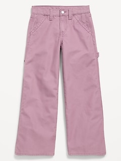 Super Baggy Wide-Leg Carpenter Pants for Girls