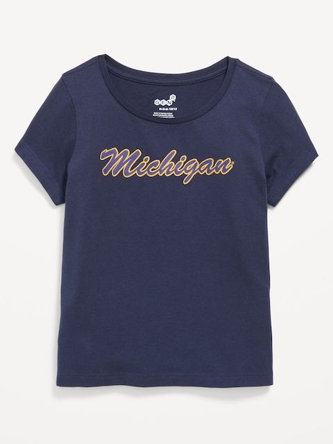 College Graphic T-Shirt for Girls