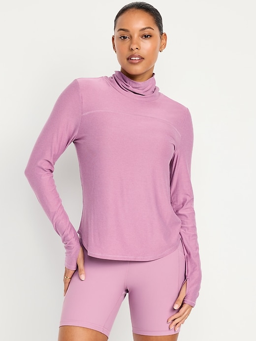 Image number 1 showing, CloudMotion Funnel Neck Top