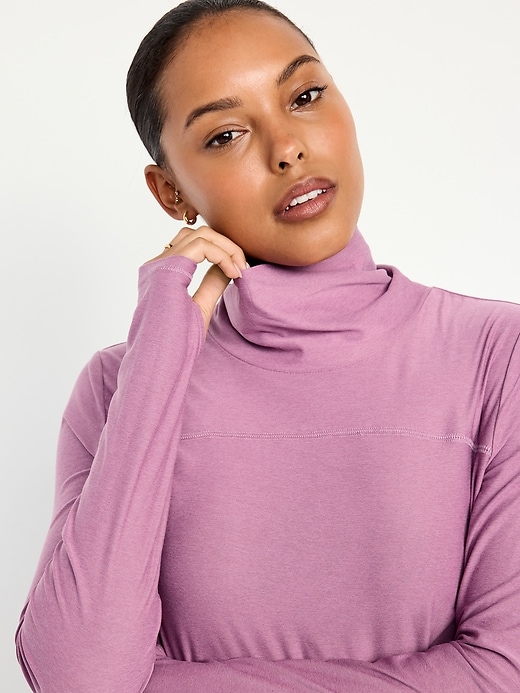 Image number 4 showing, CloudMotion Funnel Neck Top