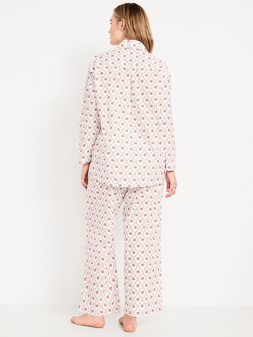 Image number 6 showing, Poplin Pajama Pant Set