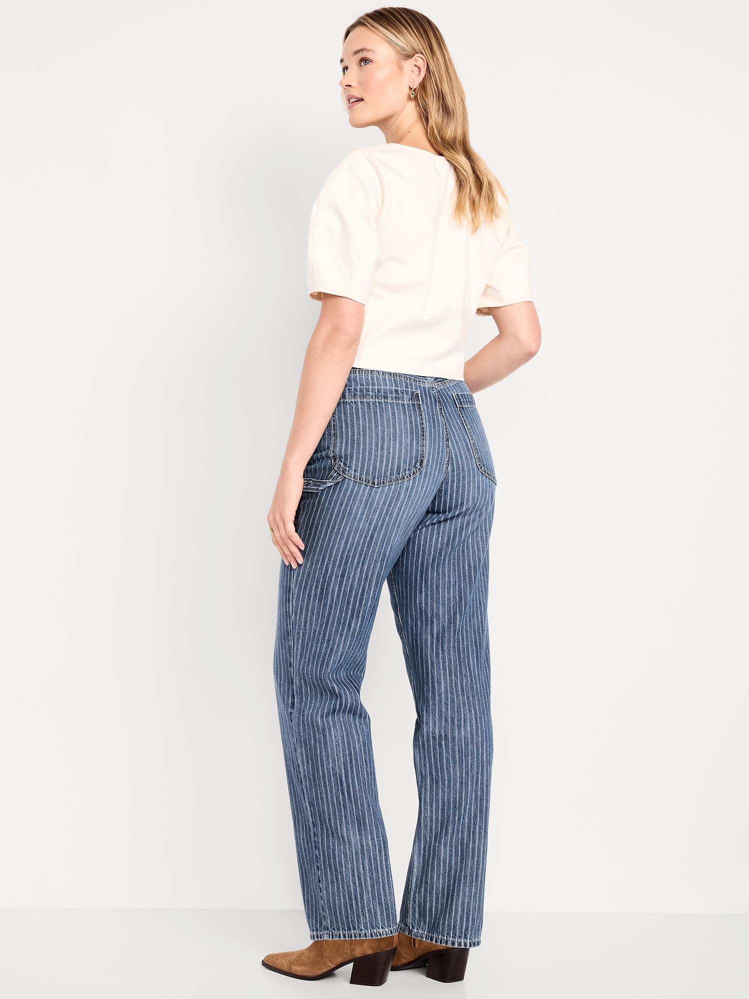 Image number 6 showing, High-Waisted OG Loose Rigid Jeans