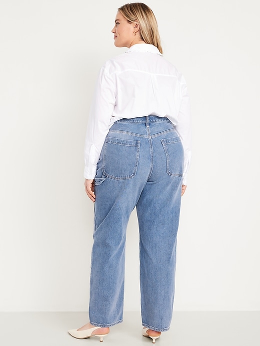 Image number 6 showing, High-Waisted OG Loose Rigid Jeans