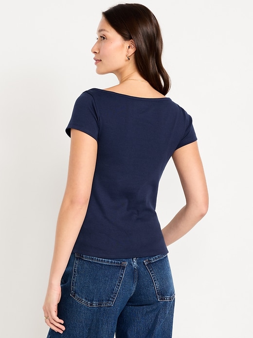 Image number 2 showing, Snug Boatneck T-Shirt